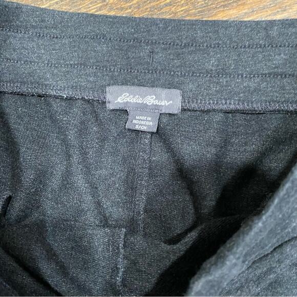 Eddie Bauer Lightweight Fleece Shorts Size Small Grey Drawstring Waist Pockets - Picture 4 of 9